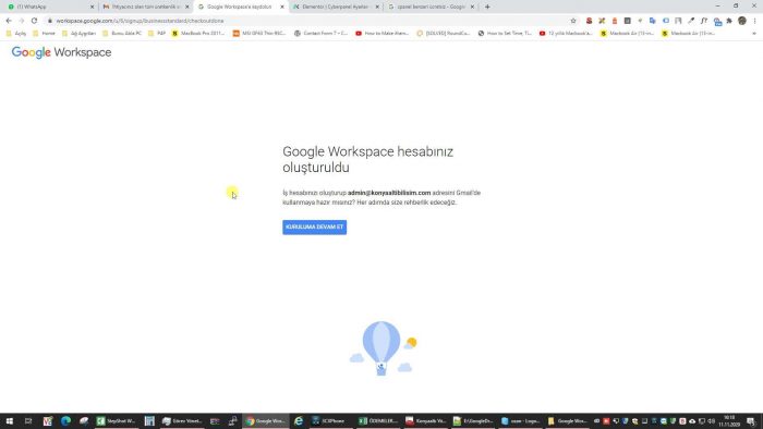 Google Workspace Gsuit yapılandırması