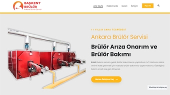 Brülör servisi web tasarım