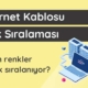 Ethernet kablosu renk sıralaması